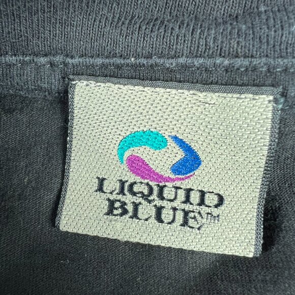 2009 Liquid Blue Killer Circus Clowns Shirt Extra Extra Large Black Faded Tee - Picture 6 of 12